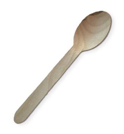 BUDGET SPOON WOODEN (100) SLV