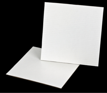 10 INCH WHITE SQUARE STANDARD CAKE BOARD