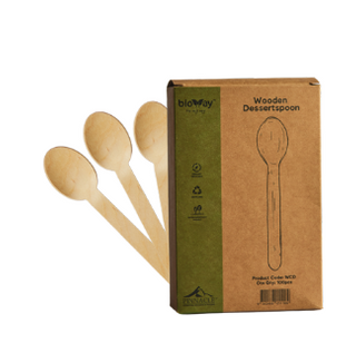 DESSERT SPOONS WOODEN (4000) OUTER BOX