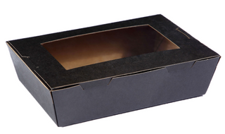 MEDIUM WINDOW LUNCH BOX BLACK