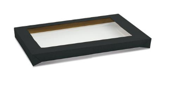 LID CATERING TRAY BLACK SMALL