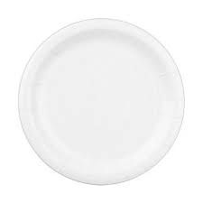 175mm 7' UNCOATED PAPER PLATE CAPRI