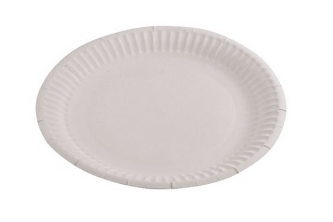175mm 7' UNCOATED PAPER PLATE CAPRI