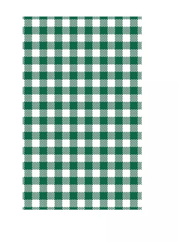 CHECK GREASEPROOF GREEN (GINGHAM)