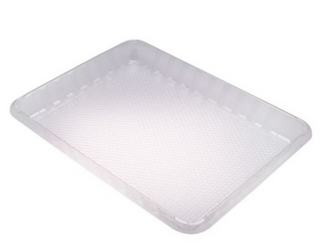 13 X 10 PLASTIC PET MEAT TRAY