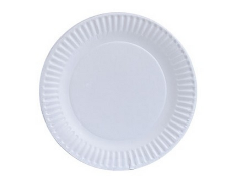 225mm 9' UNCOATED PAPER PLATE CAPRI