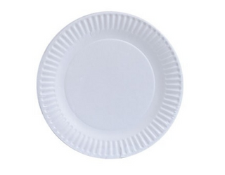 225mm 9' UNCOATED PAPER PLATE CAPRI