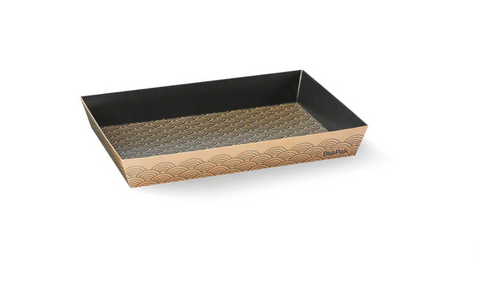 MEDIUM SUSHI TRAY PET LID BB-STL-M-PET