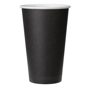 16OZ BLACK BUDGET (90MM) S/W CUPS