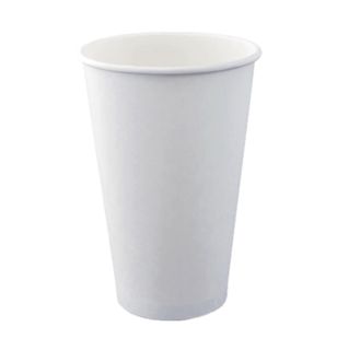16OZ WHITE HOT CUP (90MM) S/W CUPS