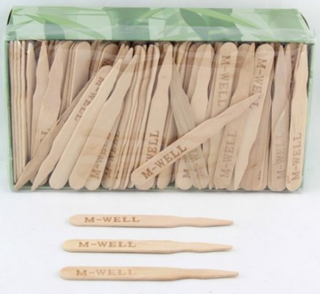 WOODEN MEDIUM WELL STEAK MARKER 9CM