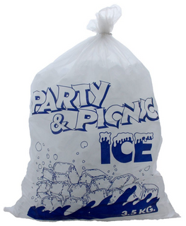ICE BAG HDPE (3.5 KG) SLV