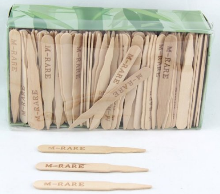 WOODEN MEDIUM RARE STEAK MARKER 9CM