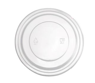 PLM PAPER BOWL LID PET LARGE