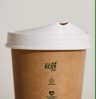 PLM 8OZ WHITE COFFEE LIDS