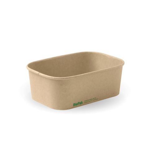 750ML KRAFT PAPER PLM RECT CONTAINER