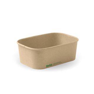 750ML KRAFT PAPER PLM RECT CONTAINER