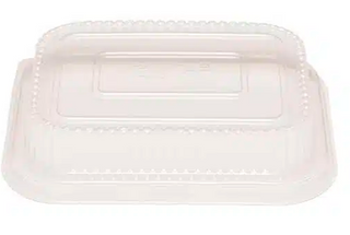 CLEAR LID FOR ALUMINIUM BLACK 500ML REC CONT