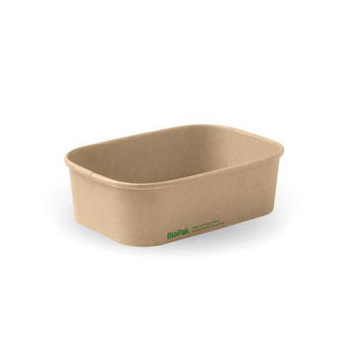 650ML KRAFT PAPER PLM RECT CONTAINER