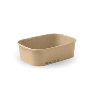 650ML KRAFT PAPER PLM RECT CONTAINER