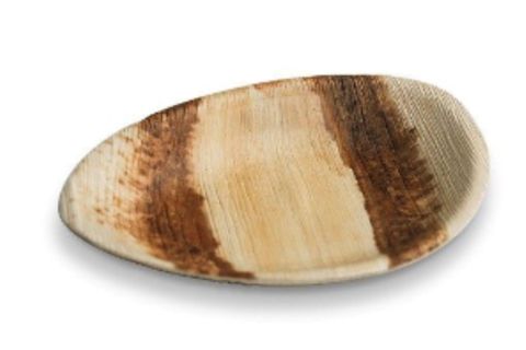 200MM OVAL IRREGULAR PALM LEAF PLATE CTN