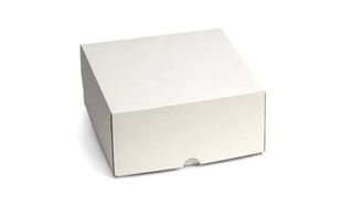 CORRUGATED 8X8X4 EASY FOLD CAKE BOX