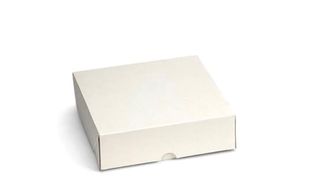 CORRUGATED 10X10X2.5 EASY FOLD CAKE BOX