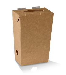 SQUARE CHIP BOX WITH FOLDED LID