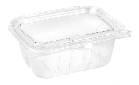 TAMPER EVIDENT 710ML RECTANGLE HINGED CONTAINER