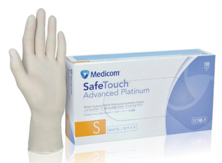 NITRILE GLOVE  P-FREE WHITE SMALL (PKT)