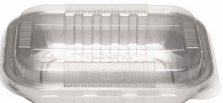 CLEAR LID FOR ALUMINIUM 556ML REC CONT