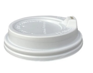 PAKCHAIN 8OZ WHITE SIPPER LID (80MM)