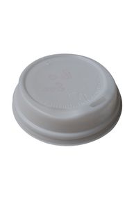 LID 8oz WHITE GREEN VANTAGE CTN