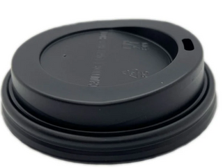 PAKCHAIN 12OZ BLACK TRAVEL LID (90MM) SLV