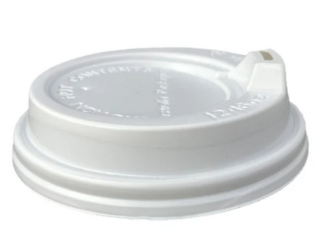 PAKCHAIN 12OZ WHITE SIPPER LID (90MM) SLV
