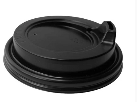 PAKCHAIN 12OZ BLACK SIPPER LID (90MM) SLV