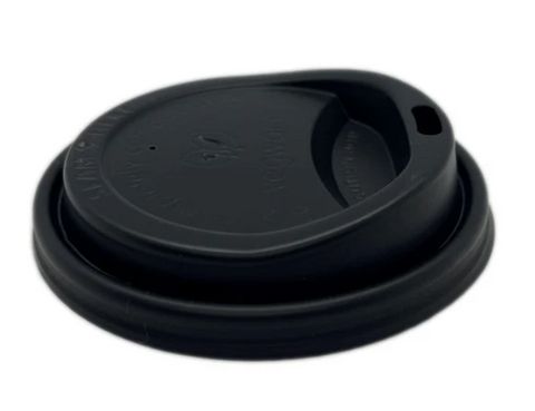 PAKCHAIN 8OZ BLACK TRAVEL LID (80MM)