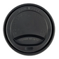 PAKCHAIN 8OZ BLACK TRAVEL LID (80MM)