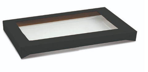 LID CATERING TRAY BLACK LARGE (EACH)