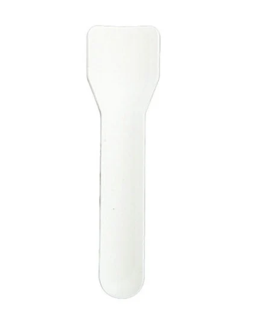 9CM HIGH GRADE PAPER ICE CREAM SPOON WHITE