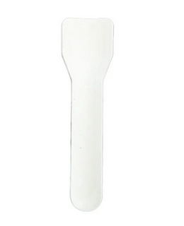 9CM HIGH GRADE PAPER ICE CREAM SPOON WHITE