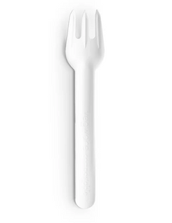 16CM HIGH GRADE PAPER FORKS WHITE