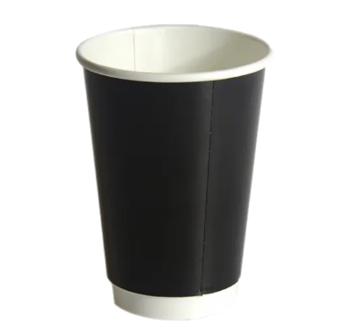 16OZ HOT CUP DOUBLE WALL BLACK SPECIAL CTN