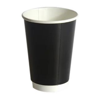16OZ HOT CUP DOUBLE WALL BLACK SPECIAL CTN