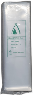 POLY BAG 11x3  (50um) 1000/ctn