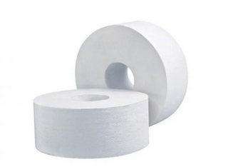 JUMBO TOILET ROLLS 1PLY (500M) 8 ROLLS
