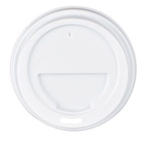 LID 8OZ WHITE TRAVEL 8TLP SLV (80MM)