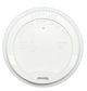 LID FOR 12OZ HOTCUP WHITE TRAVEL (90MM) SLV
