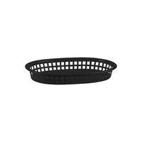 BREAD BASKET-PLASTIC RECTANGULAR BLACK