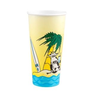 24OZ  MILK SHAKE CUP BEACH